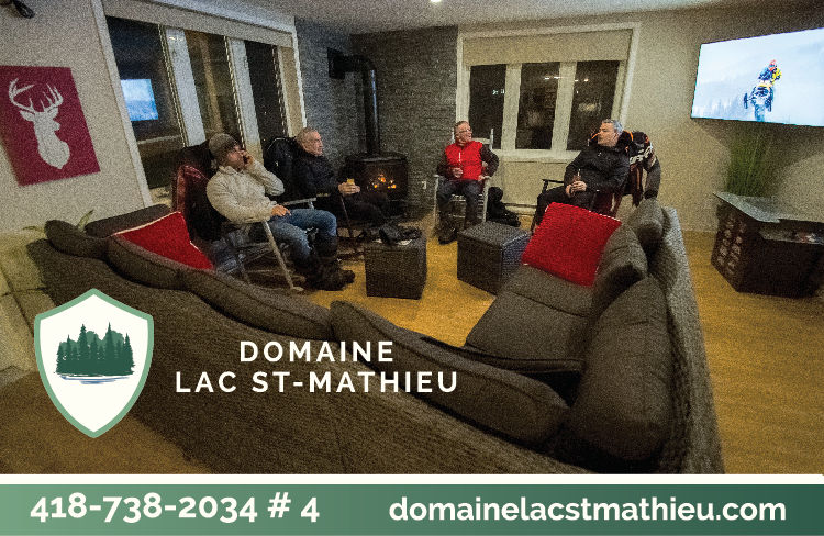 Domaine Lac St-Mathieu hébergement villégiature